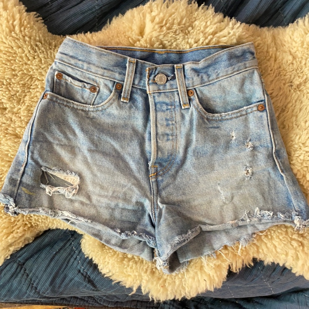 Levi’s vintage button fly denim cutoffs